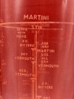 Vintage 1960s Cocktail Glass Mixing Pitcher With Martini Recipes 6 5  H