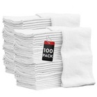 Auto Mechanic Shop Towels 100 Pack Bulk Rags 100  Cotton Commercial Grade Shop R