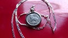 Scarce 1962 Irish Lucky Rabbit Coin Pendant On A 24   925 Silver Chain