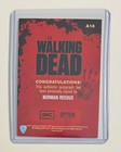 The Walking Dead Season 1 Norman Reedus As Daryl Dixon Autograph Card  a18 