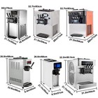 Commercial Mix Flavor Soft   Hard Ice Cream Machine Maker Ice Cream Cone 110v