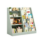 Kids Bookshelf With Toy Storage  bookcase For Playroom Bedroom Nursery