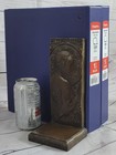 Art Deco Roman Style Female Bronze Bookends Book Ends Sculpture Figurine Pair