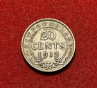 Newfoundland 1912 20 Cents Silver Coin Km 15 T4992