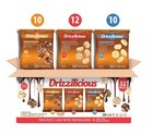 Drizzilicious Variety Pack  74oz 32 Count   S mores  Cinnamon Swirl And Birthday