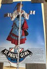 Vintage St  Pauli Girl Beer Poster 34  X 24 