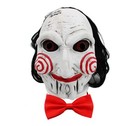 Tobin Bell Signed Saw Movie Costume Billy Mask With  jigsaw  Inscription