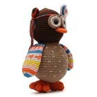 Cute Owl Crochet Doll Handmade Amigurumi Plush Toy Vac