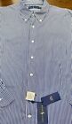  148 Polo Ralph Lauren Classics Long Sleeve Striped Button Down Dress Shirt Xxl