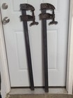 2 Hargrave Heavy Duty Bar Clamps 36  Open 42 Overall Cincinnati Tool Co 514 Ctco