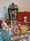Vintage Junk Lot Drawer With Sterling Jewelry And Silver Coins