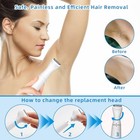 Bikini Trimmer For Women  7 In 1 Electric Razor  Hair Trimmer For Face Nose 