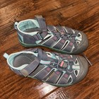 Girls Keen Water Shoes Blue Green Size 4  big Girl  Sandals