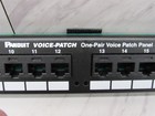 Panduit Voice Patch Panel 24-port Rj45 To Rj21 Vp24382tv25y