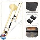 Rowell Trombone Guard Set Leather Hand Guard   Neck Pad 6 85 In  Non-slip