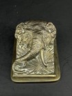 Antique  C  J  O  Judd Heavy  5267 Cast Iron Elephant Desk wall Clip Holder