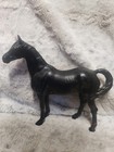 1930s Hubley Cast Iron Black Beauty Thoroughbred  Horse Door Stop