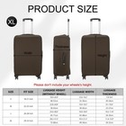 Luggage Cover Suitcase Covers For Luggage Fits 29-32 Inch Suitcase Dark Brown 