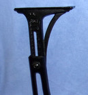 Antique Kenney Bros    Wolkins Cast Iron Adjustable School Desk Legs - Restored