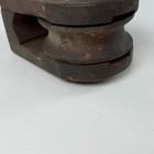 Antique Wooden Block Tackle Pulley 10  Rustic Farmhouse Nautical Maritime Decor