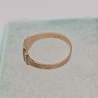 Vintage Engravable Baby Signet Ring 10k Yellow Gold Size 2  Early 1900s