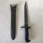 Us Ww2 M1 Garand Bayonet 10  Utica Cutlery W  Scabbard Uncut Late War