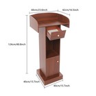 Presentation Stand  Podium Stand  Conference Presentation Stand With Drawers