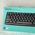 Logitech Mk270 Wireless Keyboard And Mouse Combo - Black - New  Sealed