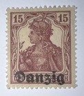 Travelstamps- 1920 Germany Occ poland   Danzig Mi 3 Mint  Og Lightly Hinged