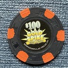 Gold Spike  100 Las Vegas Casino Chip