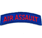 Army Air Assault Rocker Patch Vintage Embroidered Sew On Military Insignia