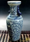 Collection Old Chinese Blue white Porcelain Handmade Antique Ornaments Jar Vase