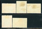 British Guiana 152-56 Sg216-21 Mh 1898 Qvic Jubilee Issue Set Of 5 Cv 175