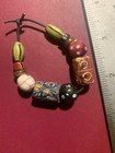 Antique Venetian - African Trade Beads - Fancy Millefiori Italian Glass  b393 