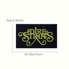 Dire Straits Patch Iron On sew On Embroidered Backpack Jackets Mark Knopfler