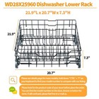 Upgraded Wd28x25960 Dishwasher Lower Rack