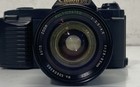 Vintage Canon T50 35mm Slr Film Camera With Sears 28-85mm Zoom Lens