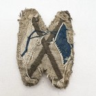Genuine Ww1 Signaller Crossed Flags Cloth Trade Badge