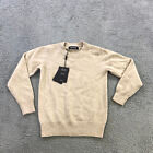 Naadam Sweater Boys 7 - 8 Unisex Cashmere Beige Pullover Casual Kids Youth