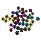 40 Pcs 20mm Mixed Color Round Dome Glass Doll Craft Eyes 20 Pairs