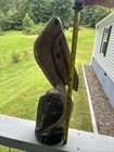 Vintage Hand Carved Wooden  Pelican 20 5    Tall