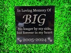 Pet Headstone Grave Stone Marker   Personalized Garden Memorial Pet Loss Gift D3