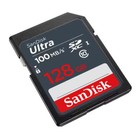 Sandisk Ultra 128 Gb Sd Sdxc Memory Card Sdsdunr-128g-gn3in 100mbps