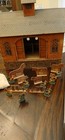 Very Rare  Antique 1880s Converse Litho Wood Barn   Animals Child s Toy Playset