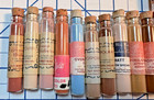 22 Vintage Ceramic   Porcelain China Paint Powder Pigment Vials Seeley Houston  