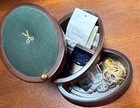 Vintage Sewing Box With Pin Cushion Peace Signs  12  X 9  X 7 