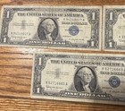  lot Of 5    1957b Series  1 Silver Certificates  Lot Of 5    1-star Note    121
