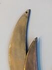 Lot Of 3 Brass Flying Seagulls Birds Vintage Wall Hanging Mid Century Modern Mcm