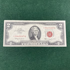Heres A Must Have--1963  2 Red Seal   Star Note  - Nice Shape Over 60 Years Old
