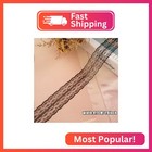25 Yards Black Lace Ribbon Roll Lace Trim Ribbon Lace Fabric For Sewing baby Sho